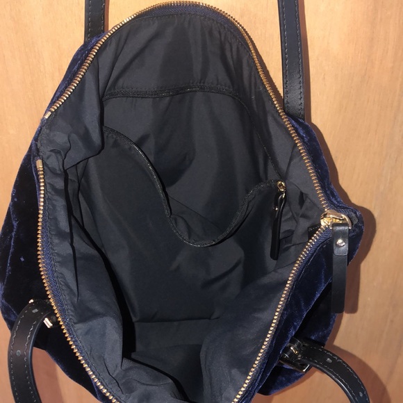 Kate Spade velour purse - Picture 3 of 6